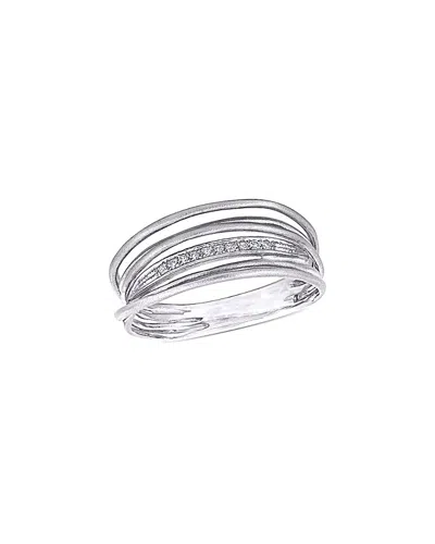 Diamond Select Cuts 14k 0.05 Ct. Tw. Diamond Ring In Metallic