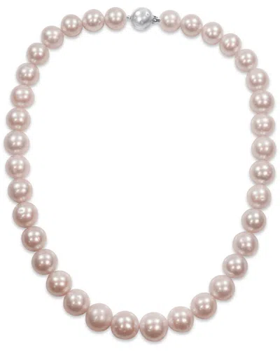 Diamond Select Cuts 14k 0.06 Ct. Tw. Diamond 11-11.5mm Pearl Necklace