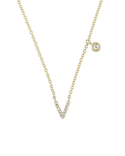 Diamond Select Cuts 14k 0.06 Ct. Tw. Diamond Necklace In Gold