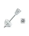 Diamond Select Cuts 14k 0.08 Ct. Tw. Diamond Earrings In Metallic