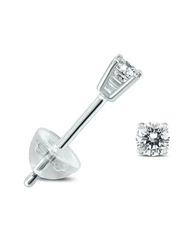 Diamond Select Cuts 14k 0.08 Ct. Tw. Diamond Earrings In Metallic