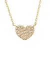 Diamond Select Cuts 14k 0.08 Ct. Tw. Diamond Petite Heart Necklace