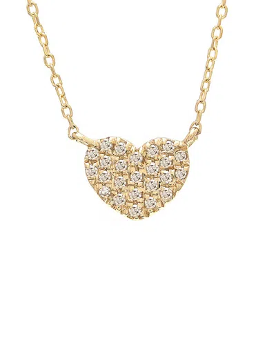 Diamond Select Cuts 14k 0.08 Ct. Tw. Diamond Petite Heart Necklace