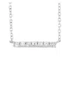 Diamond Select Cuts 14k 0.1 Ct. Tw. Diamond Pendant Necklace In Multi