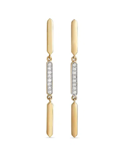 Diamond Select Cuts 14k 0.10 Ct. Tw. Diamond Earrings In Gold
