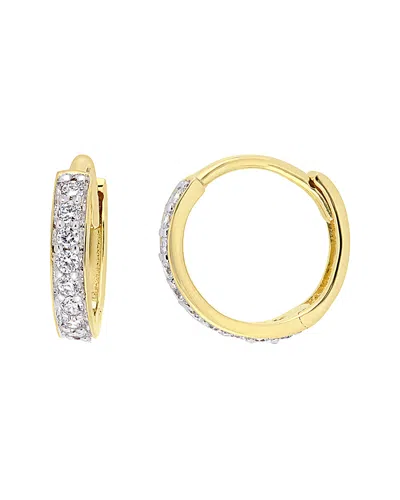 Diamond Select Cuts 14k 0.10 Ct. Tw. Diamond Hoops