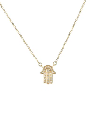 Diamond Select Cuts 14k 0.10 Ct. Tw. Diamond Necklace In Gold
