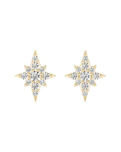 Diamond Select Cuts 14k 0.11 Ct. Tw. Diamond Earrings In Gold