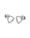 Diamond Select Cuts 14k 0.11 Ct. Tw. Diamond Triangle Earrings