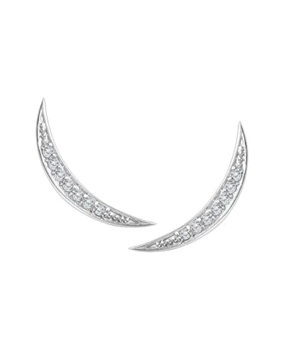 Diamond Select Cuts 14k 0.14 Ct. Tw. Diamond Earrings In Metallic