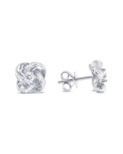 Diamond Select Cuts 14k 0.14 Ct. Tw. Diamond Studs In Metallic