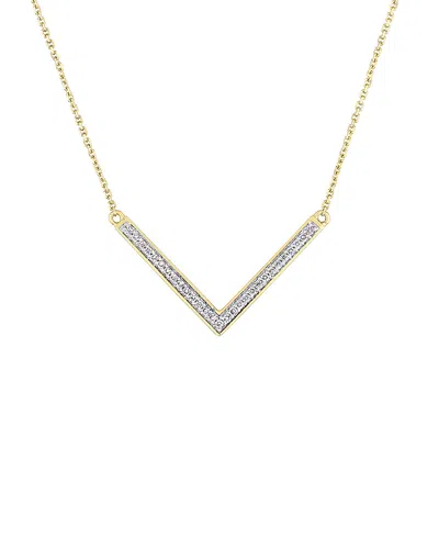 Diamond Select Cuts 14k 0.15 Ct. Tw. Diamond Necklace In Gold