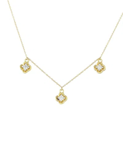 Diamond Select Cuts 14k 0.15 Ct. Tw. Diamond Necklace In Gold