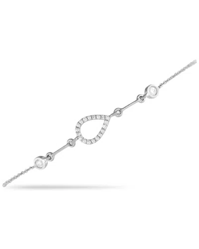 Diamond Select Cuts 14k 0.16 Ct. Tw. Diamond Bracelet In Metallic