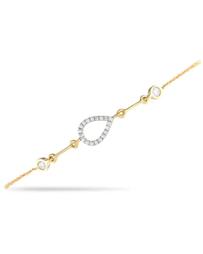 Diamond Select Cuts 14k 0.16 Ct. Tw. Diamond Bracelet In Gold