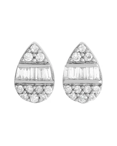 Diamond Select Cuts 14k 0.16 Ct. Tw. Diamond Earrings In Metallic