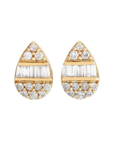 Diamond Select Cuts 14k 0.16 Ct. Tw. Diamond Earrings In Gold