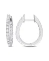Diamond Select Cuts 14k 1.02 Ct. Tw. Diamond Hoops