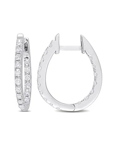 Diamond Select Cuts 14k 0.16 Ct. Tw. Diamond Hoops