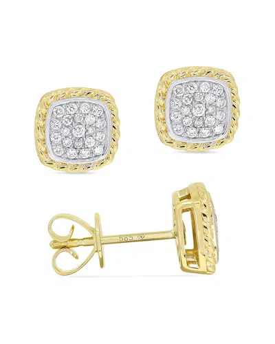 Diamond Select Cuts 14k 0.19 Ct. Tw. Diamond Studs In Gold
