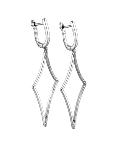 Diamond Select Cuts 14k 0.20 Ct. Tw. Diamond Drop Earrings In Metallic