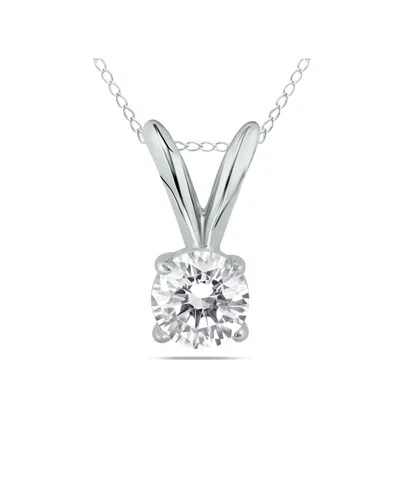 Diamond Select Cuts 14k 0.23 Ct. Tw. Diamond Necklace In Metallic