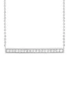 Diamond Select Cuts 14k 0.25 Ct. Tw. Diamond Bar Necklace