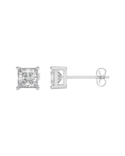 Diamond Select Cuts 14k 0.25 Ct. Tw. Diamond Earrings In Metallic
