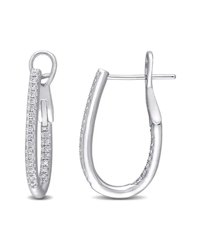 Diamond Select Cuts 14k 0.25 Ct. Tw. Diamond Earrings In Metallic