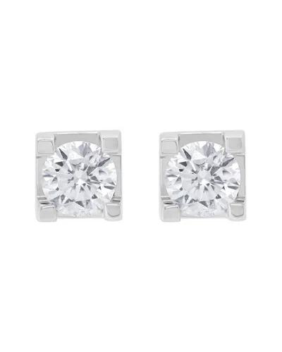Diamond Select Cuts 14k 0.25 Ct. Tw. Diamond Earrings In Metallic