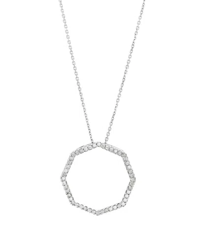 Diamond Select Cuts 14k 0.25 Ct. Tw. Diamond Necklace In Silver