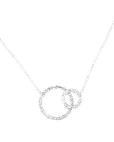 Diamond Select Cuts 14k 0.25 Ct. Tw. Diamond Necklace In Metallic