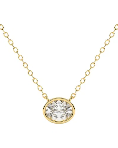 Diamond Select Cuts 14k 0.25 Ct. Tw. Diamond Pendant Necklace In Gold