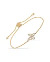 Diamond Select Cuts 14k 0.30 Ct. Tw. Diamond Butterfly Bracelet