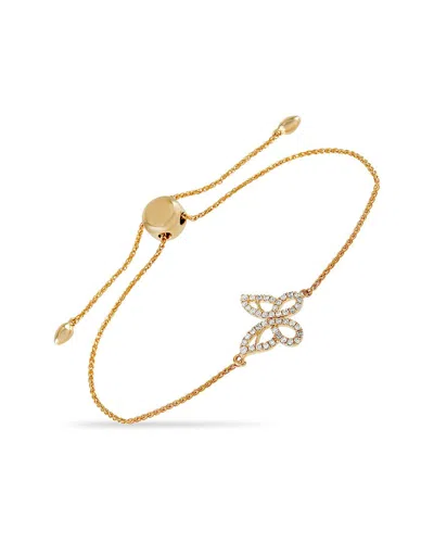 Diamond Select Cuts 14k 0.30 Ct. Tw. Diamond Butterfly Bracelet