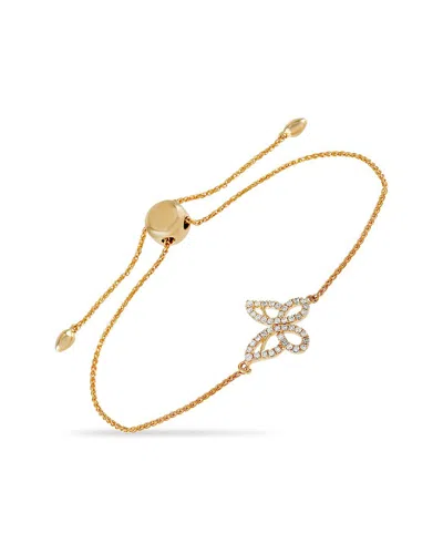 Diamond Select Cuts 14k 0.30 Ct. Tw. Diamond Butterfly Bracelet