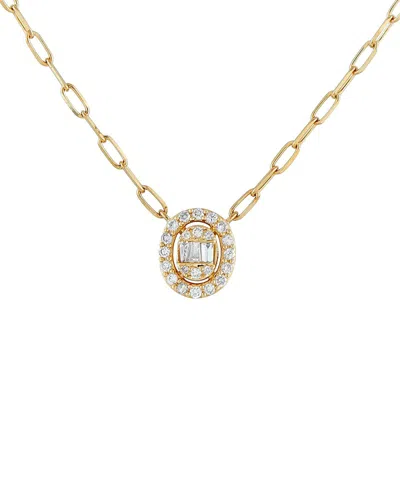 Diamond Select Cuts 14k 0.30 Ct. Tw. Diamond Necklace In Gold