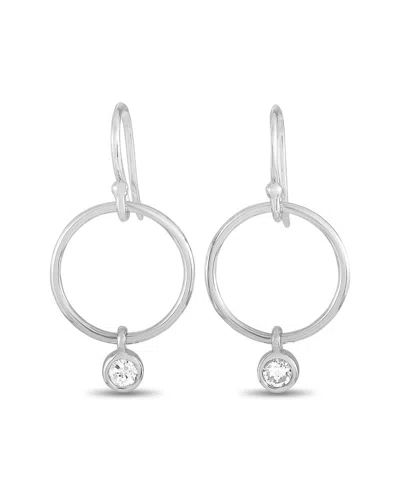 Diamond Select Cuts 14k 0.32 Ct. Tw. Diamond Earring In Silver