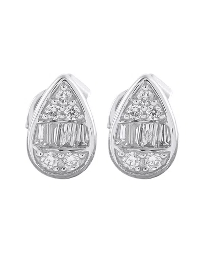 Diamond Select Cuts 14k 0.35 Ct. Tw. Diamond Earring In Metallic