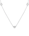 Diamond Select Cuts 14k 0.35 Ct. Tw. Diamond Necklace In Metallic