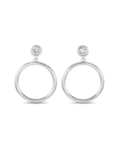 Diamond Select Cuts 14k 0.40 Ct. Tw. Diamond Earring In Silver