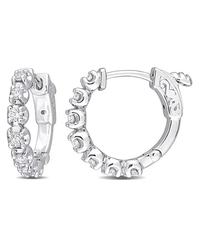 Diamond Select Cuts 14k 0.43 Ct. Tw. Diamond Clip-on Hoops