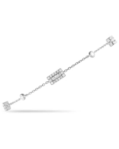 Diamond Select Cuts 14k 0.45 Ct. Tw. Diamond Bracelet In Silver