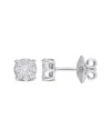 Diamond Select Cuts 14k 0.46 Ct. Tw. Diamond Halo Studs