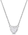 Diamond Select Cuts 14k 0.46 Ct. Tw. Diamond Heart Solitaire Necklace