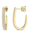 Diamond Select Cuts 14k 0.46 Ct. Tw. Diamond Hoops