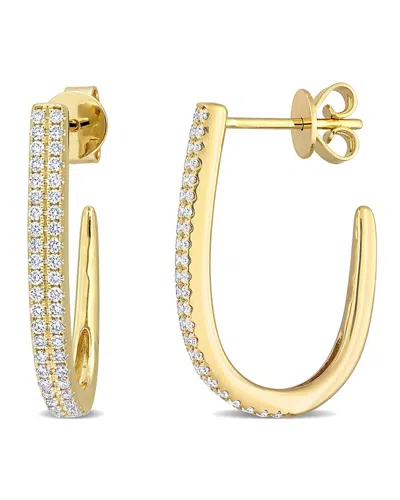 Diamond Select Cuts 14k 0.46 Ct. Tw. Diamond Hoops