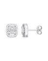 Diamond Select Cuts 14k 0.48 Ct. Tw. Diamond Halo Studs