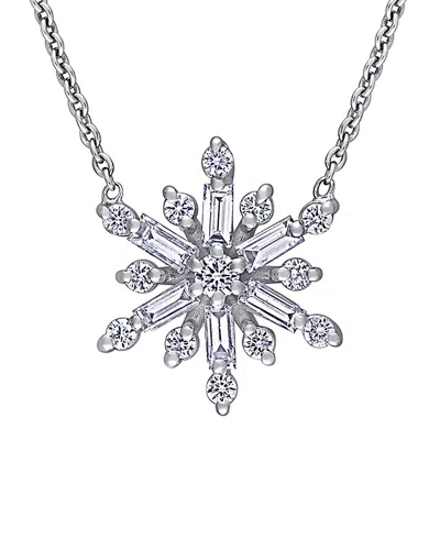Diamond Select Cuts 14k 0.49 Ct. Tw. Diamond Necklace In Metallic