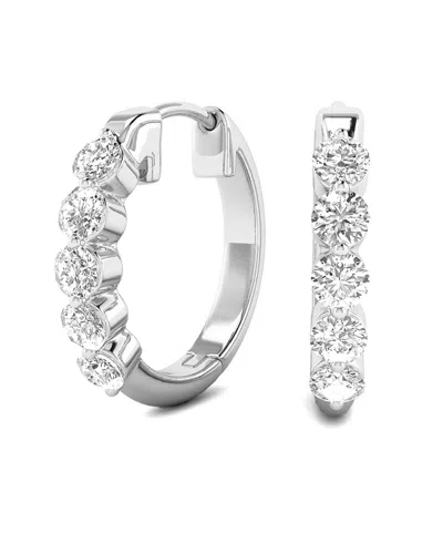 Diamond Select Cuts 14k 0.5 Ct. Tw. Diamond Earrings In Metallic